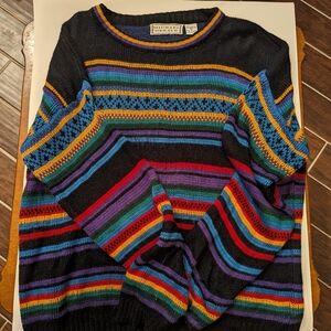 Michael Gerald striped mens sweater